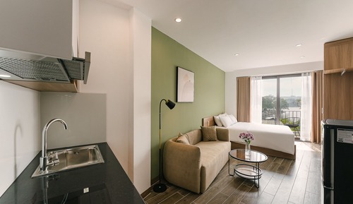 Habitación Premium, balcón, vistas parciales al lago