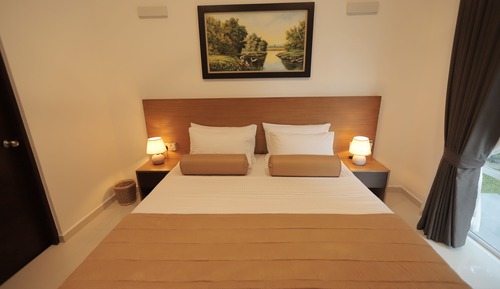 Villa Deluxe, vistas al jardín