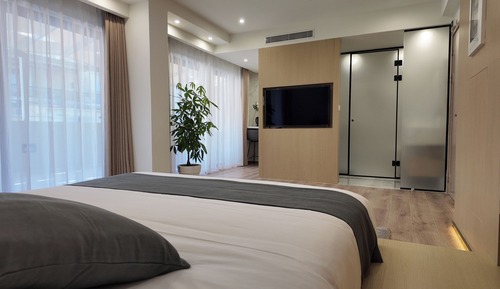 Habitación doble superior, 1 cama de matrimonio, terraza
