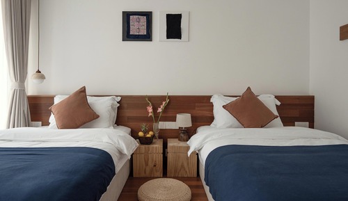 Habitación clásica con 2 camas individuales, vistas al jardín