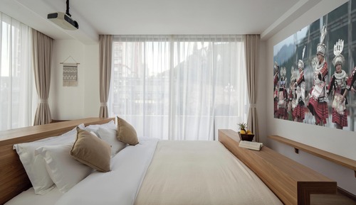 Habitación Confort doble, balcón, vistas al jardín