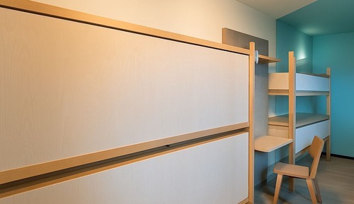 Habitación, varias camas (Tribu)