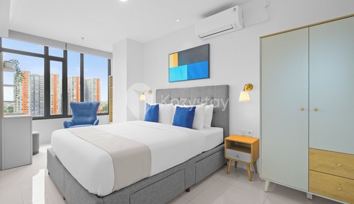Apartamento, 2 habitaciones, vistas a la ciudad