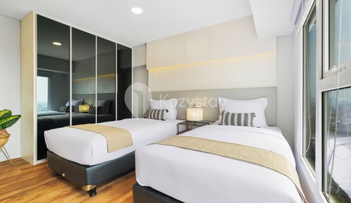 Apartamento, 3 habitaciones, vistas a la ciudad