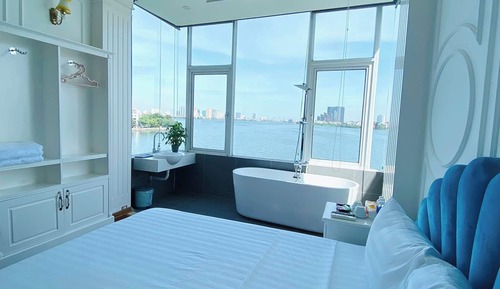 Apartamento Deluxe, 1 cama de matrimonio, vistas al lago