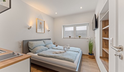 Habitación básica doble, baño privado