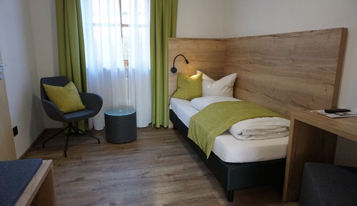 Habitación individual Confort, vistas al jardín