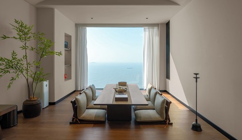 Suite estudio panorámica, 2 habitaciones, vistas al mar, frente a la playa