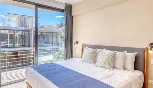 Apartamento familiar, 2 habitaciones, piscina privada, vistas a la piscina