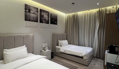 Estudio Deluxe, 2 camas individuales