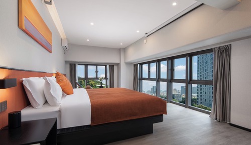 Suite estudio, vistas a la ciudad