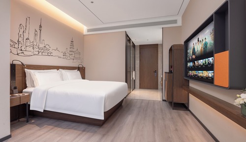 Habitación de lujo doble, no fumadores, vistas a la ciudad