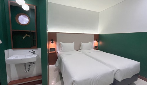 Habitación estándar con 2 camas individuales, no fumadores