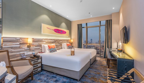 Habitación Confort doble, vistas a la ciudad