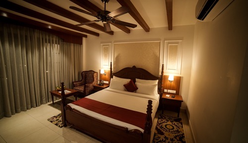Habitación Deluxe doble, balcón, vistas al jardín