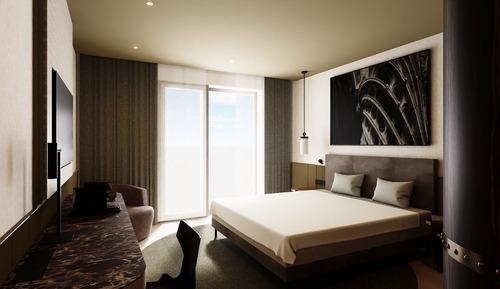 Habitación estándar doble, vistas a la ciudad