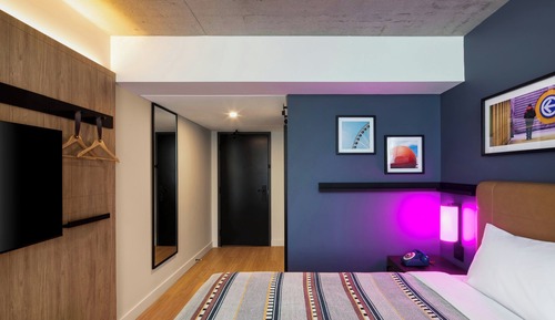 Habitación estándar, 1 cama de matrimonio, vistas a la ciudad