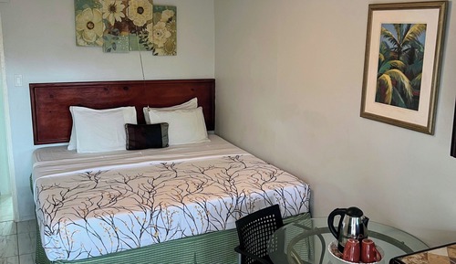 Suite estudio, vistas al jardín