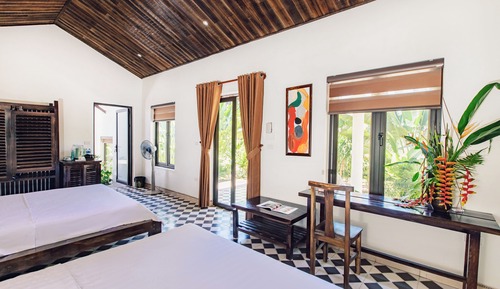Bungalow familiar, vistas al jardín