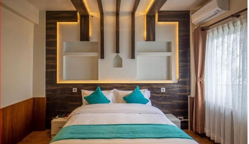 Habitación Deluxe doble, balcón, vistas a la montaña