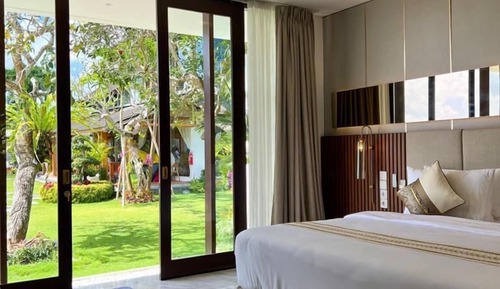 Habitación Deluxe doble, balcón, vistas al jardín