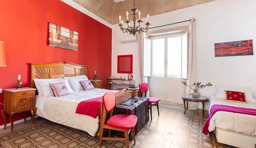 Habitación triple Deluxe, balcón, vistas a la ciudad
