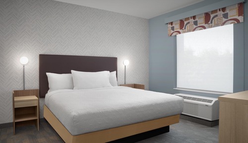 Suite, 1 cama de matrimonio grande, accesible para personas con discapacidad (Roll-In Shower)