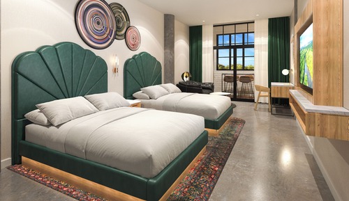 Suite, terraza (Gold, Two Queens)