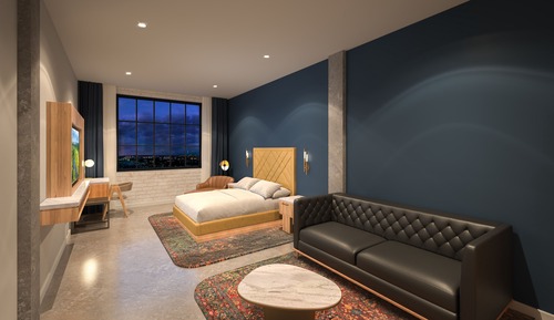 Habitación superior, accesible en silla de ruedas (King with Sofa Bed)