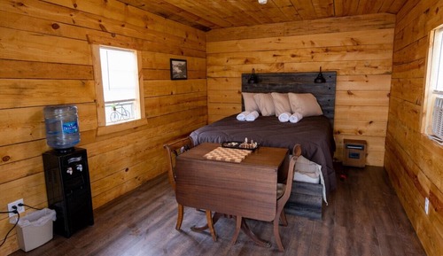 Cabaña, 1 cama de matrimonio, vistas a la montaña