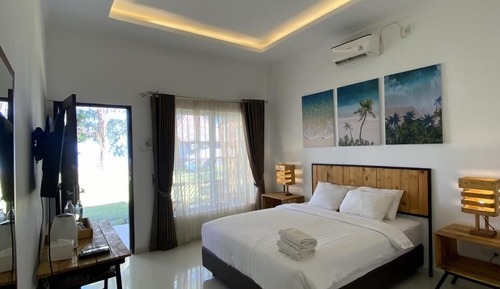 Habitación básica doble, vistas al jardín