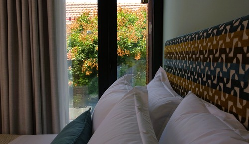 Apartamento Deluxe, balcón