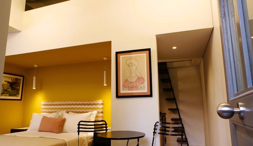 Apartamento estándar, 1 cama doble, balcón, vistas a la ciudad