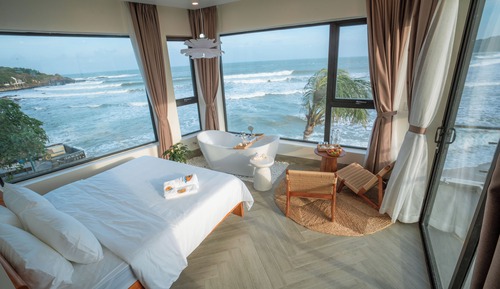 Habitación individual de lujo, balcón, vistas a la playa