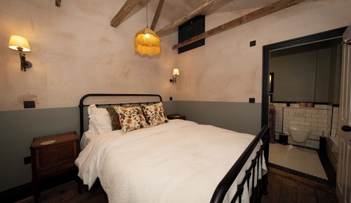 Habitación clásica doble, 1 cama de matrimonio grande, no fumadores, baño privado