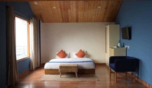 Habitación familiar doble, balcón, vistas al valle