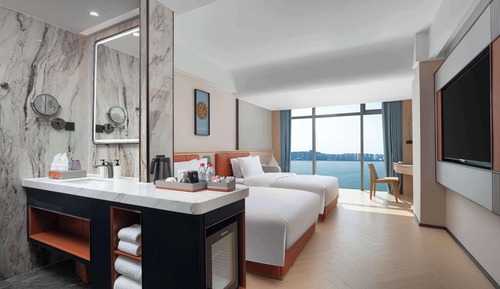 Habitación, 1 cama de matrimonio grande, no fumadores, vistas a la ciudad
