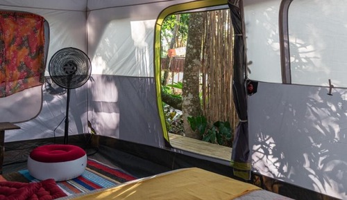 Tienda, 1 cama doble, vistas al jardín
