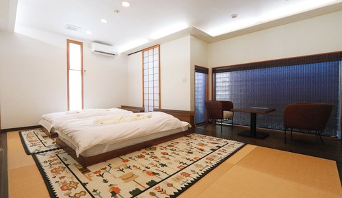 Habitación cuádruple Confort, no fumadores (Mokko ,Japanese-Western,indoor bath)