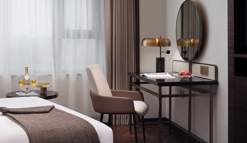Habitación ejecutiva con 2 camas individuales, vistas a la colina