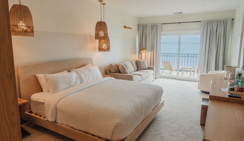Habitación cuádruple junior, vistas al lago