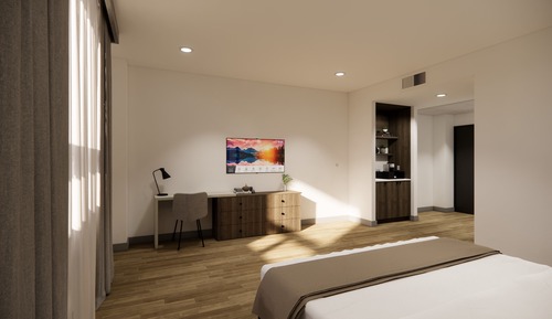 Habitación Deluxe, 1 cama de matrimonio grande, accesible en silla de ruedas