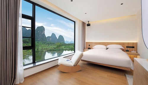 Habitación doble superior, vistas al lago