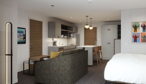 Suite estudio, 1 cama de matrimonio grande