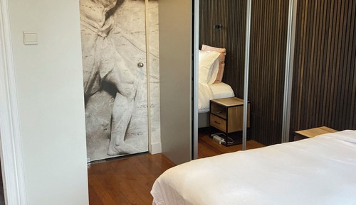 Habitación cuádruple Deluxe, vistas al jardín