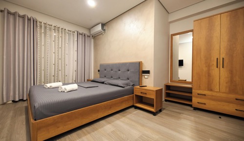Habitación cuádruple, balcón