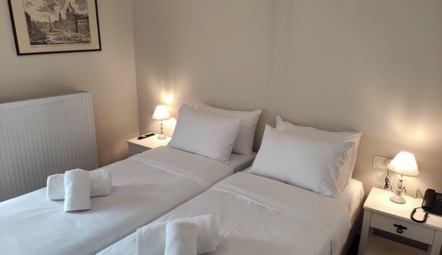 Habitación básica con 2 camas individuales