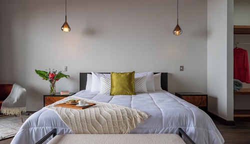 Casa Deluxe, 1 cama de matrimonio grande, balcón, vistas parciales al mar