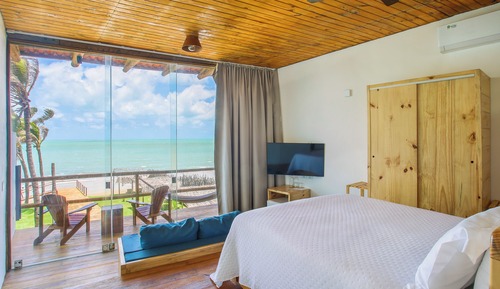 Habitación Deluxe doble, balcón, vistas a la playa