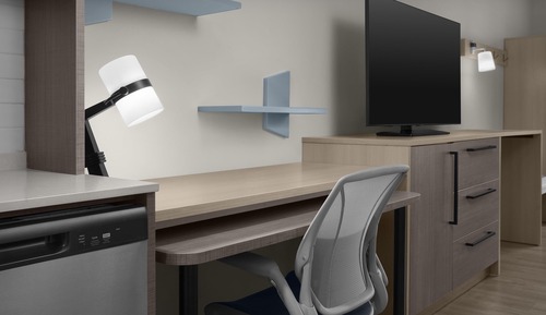 Estudio, 2 camas de matrimonio, accesible para personas con discapacidad (Hearing)